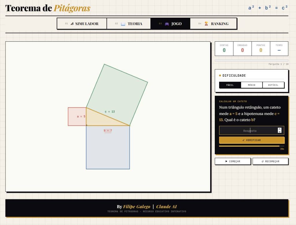 Teorema de Pitágoras pitágoras3