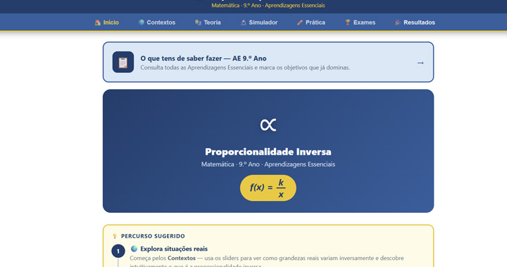 Proporcionalidade Inversa
