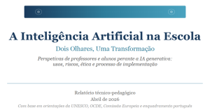 A IA na Escola: dois olhares, uma transformação