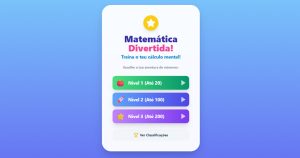 App - "Matemática Divertida" no 1.º Ciclo Matemática Divertida