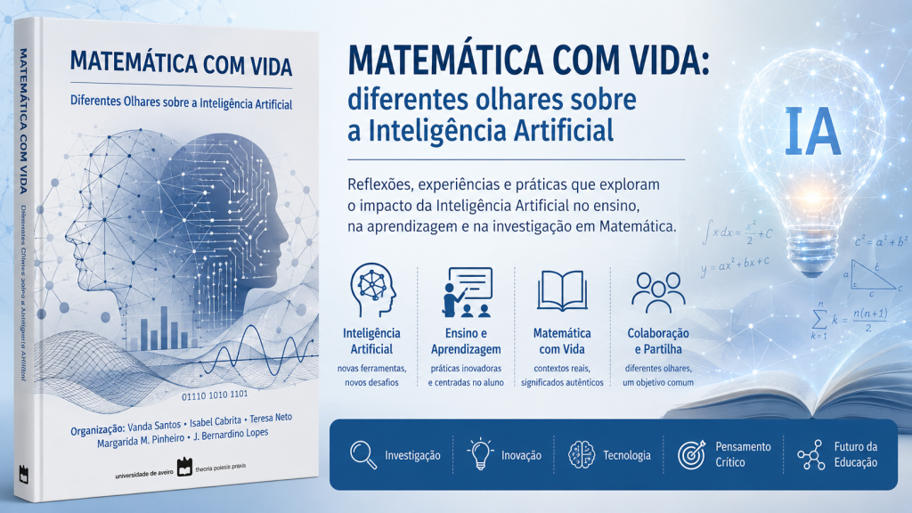 eBook revela impacto da Inteligência Artificial no ensino da Matemática em Portugal Matemática com vida