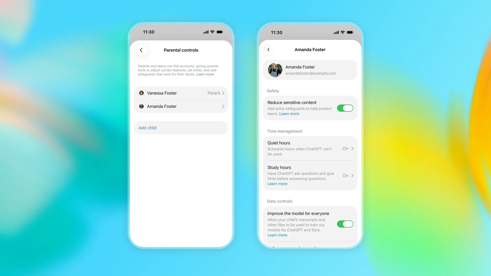 OpenAI lança ChatGPT para Adolescentes Painel de definições parentais do ChatGPT for Teens