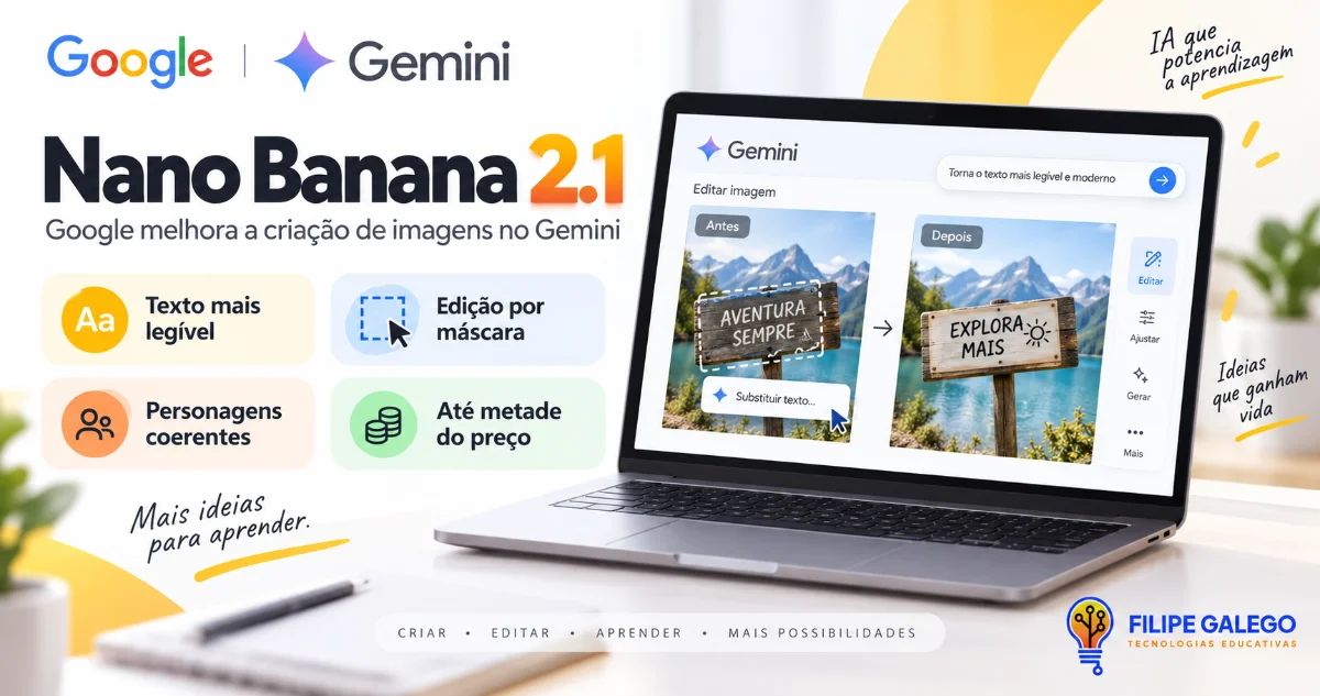 Nano Banana 2.1 criatividade no Gemini